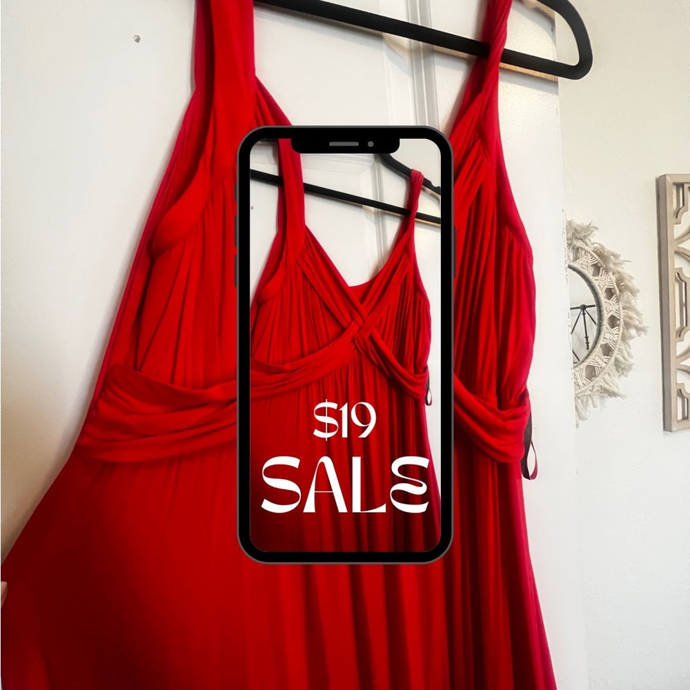 Never worn goddess maxi dress